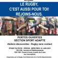 Le mercredi 16 Juin, le club de rugby de Redon organise des portes ouvertes pour la section Sport Adapté, en proposant des ateliers découvertes sans contact.