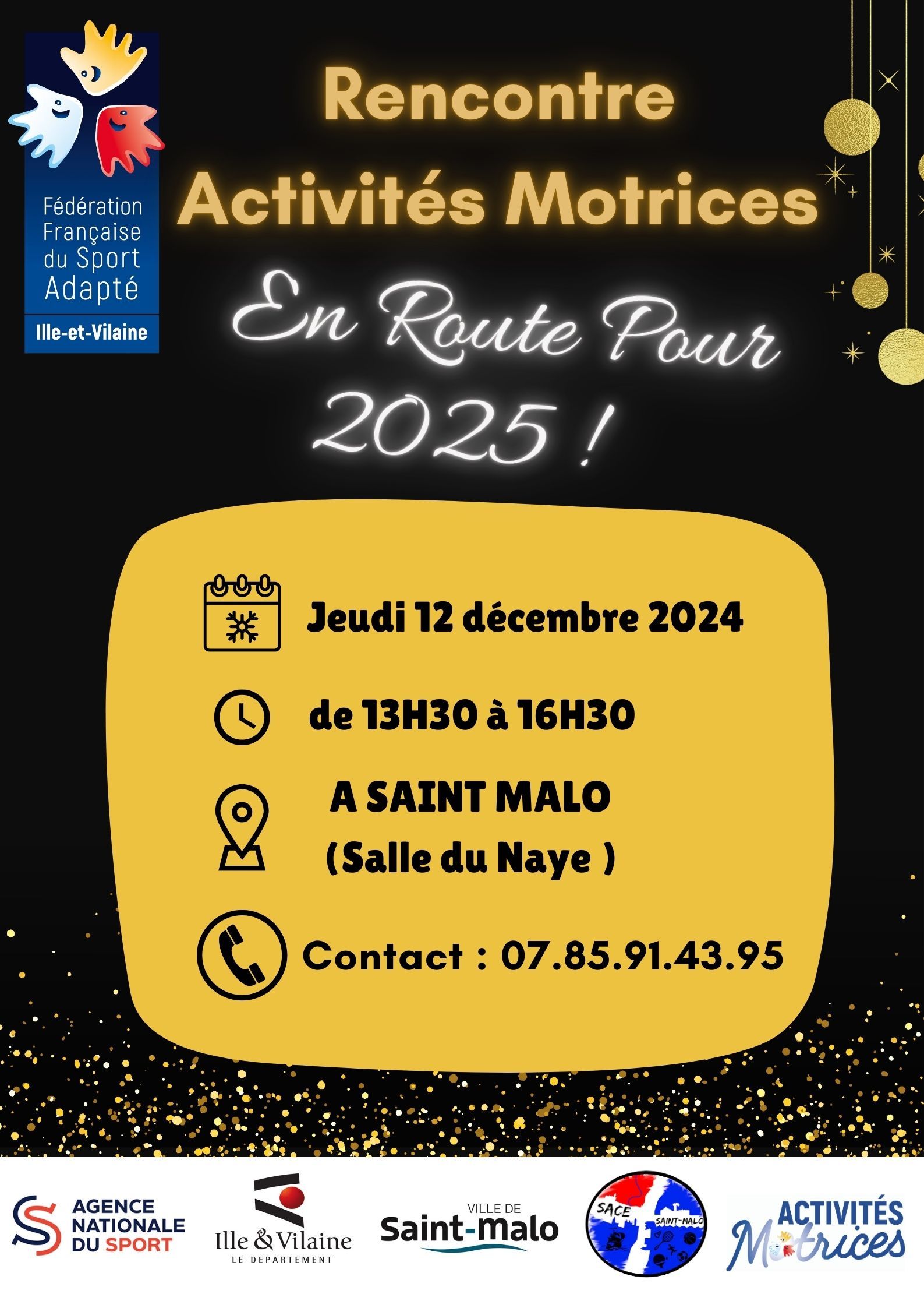 Activités Motrices "En route pour 2025 ! "