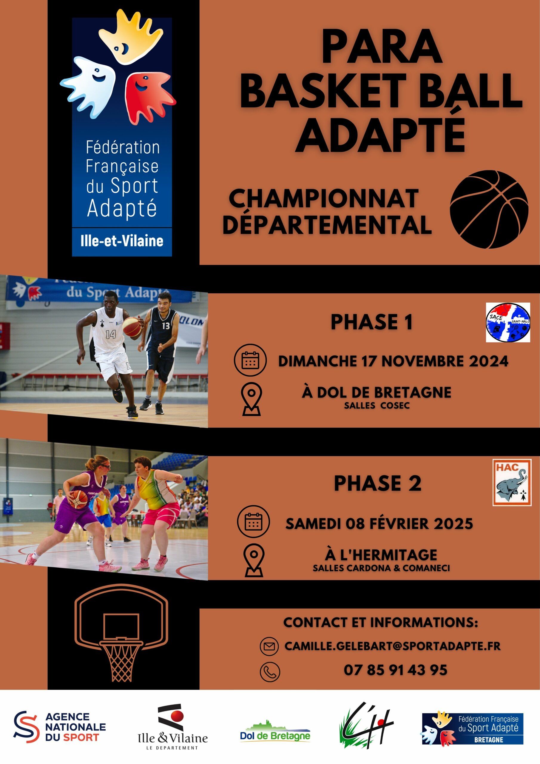 Championnat Départemental Para Basketball Adapté - PHASE 2