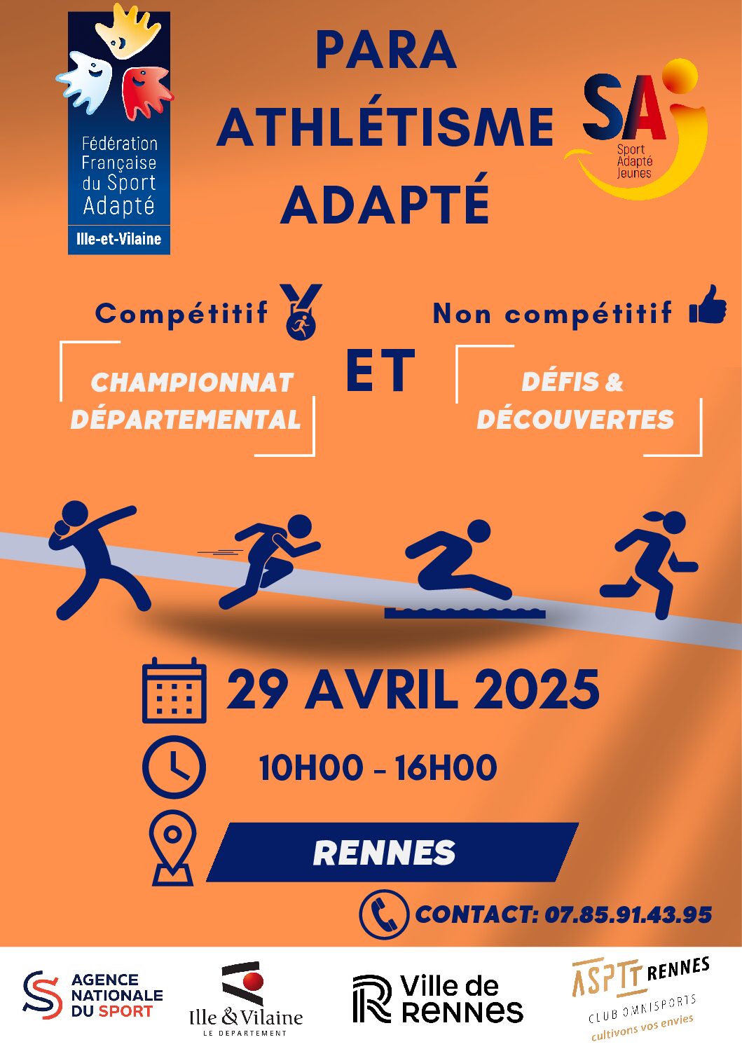 Championnat Départemental Para Athlétisme Adapté Jeunes